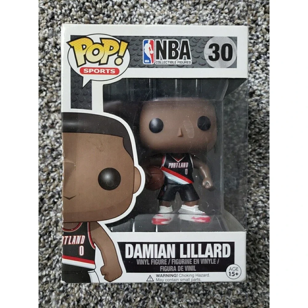 Funko Pop : DAMIAN LILLARD #30 3rd‎ Edition Vinyl w/0.5mm Case (RARE)